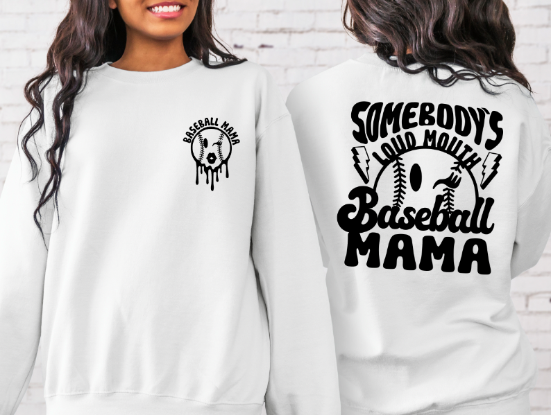 Mother's Day - Baseball Mama shirt, Somebody's Loud Mouth baseball Mama  shirt, Baseball Mom Shirt, Baseball shirt