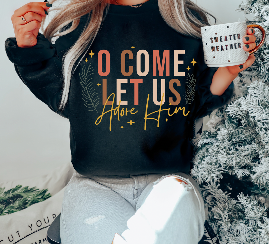 Come let us adore him- Print Only