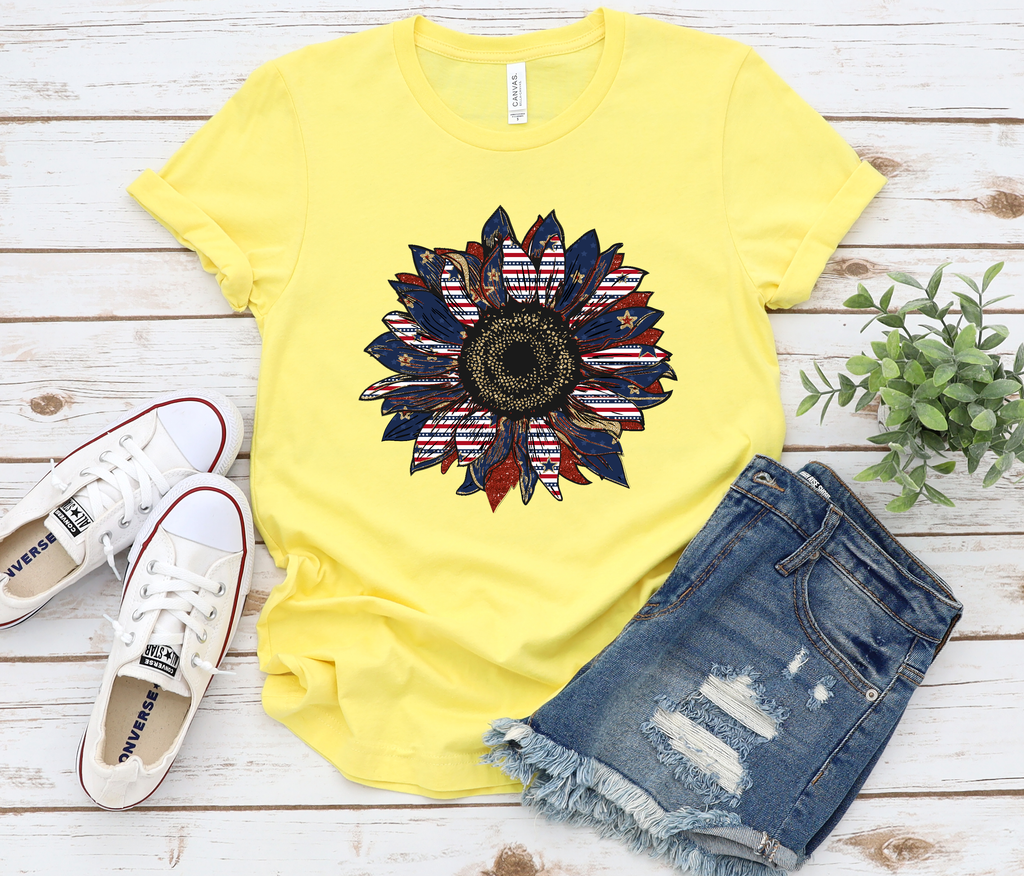 Patriotic Sunflower