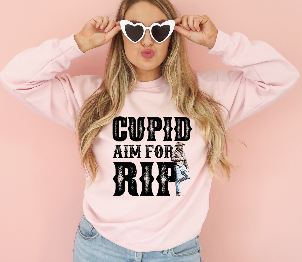 Cupid Aim For Rip Tee Cupid Aim For Rip Tee