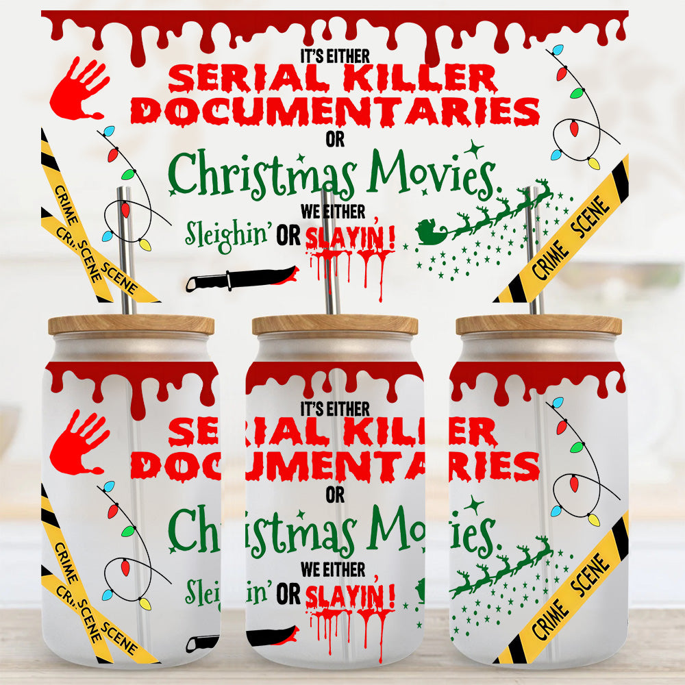 Christmas Movies-UV DTF Tumbler Wrap