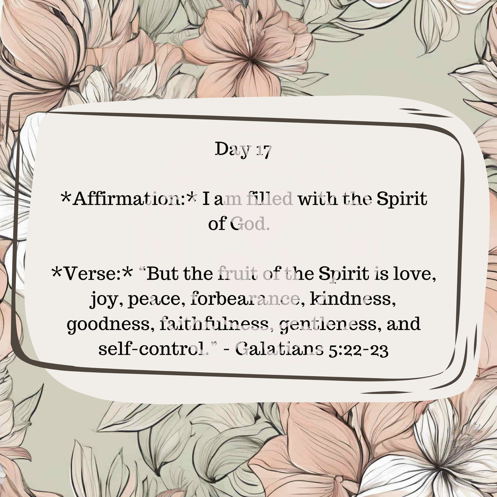 30 Daily Affirmations- Floral- Digital Download