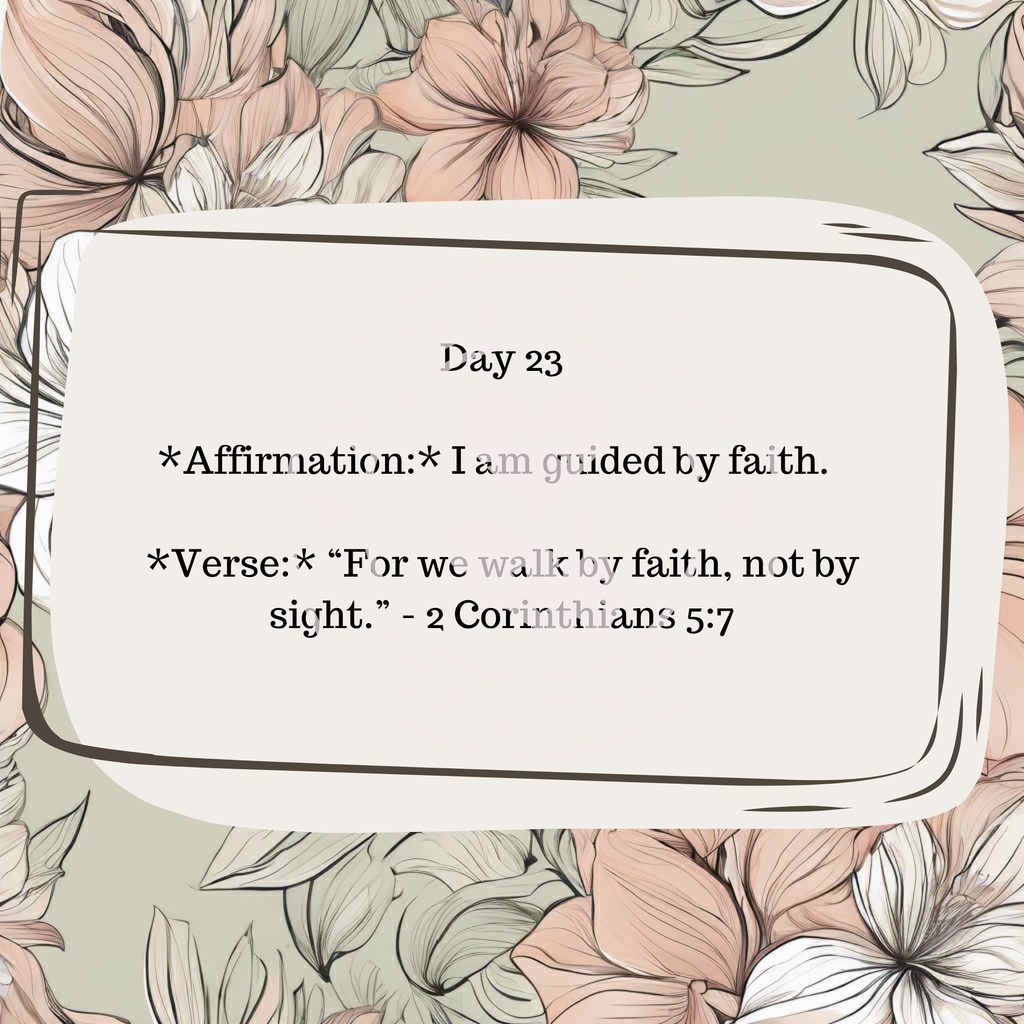 30 Daily Affirmations- Floral- Digital Download