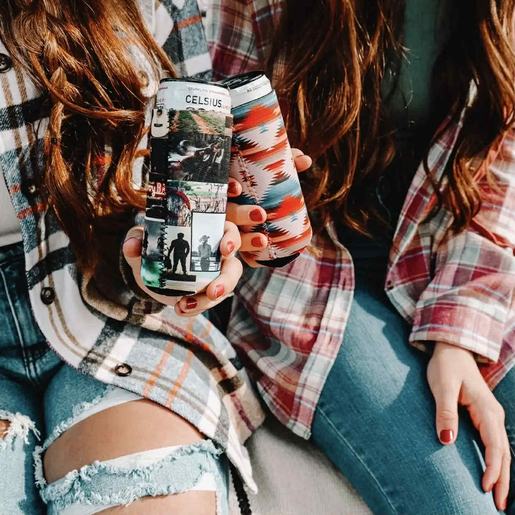 Slim Can Aztec Koozie