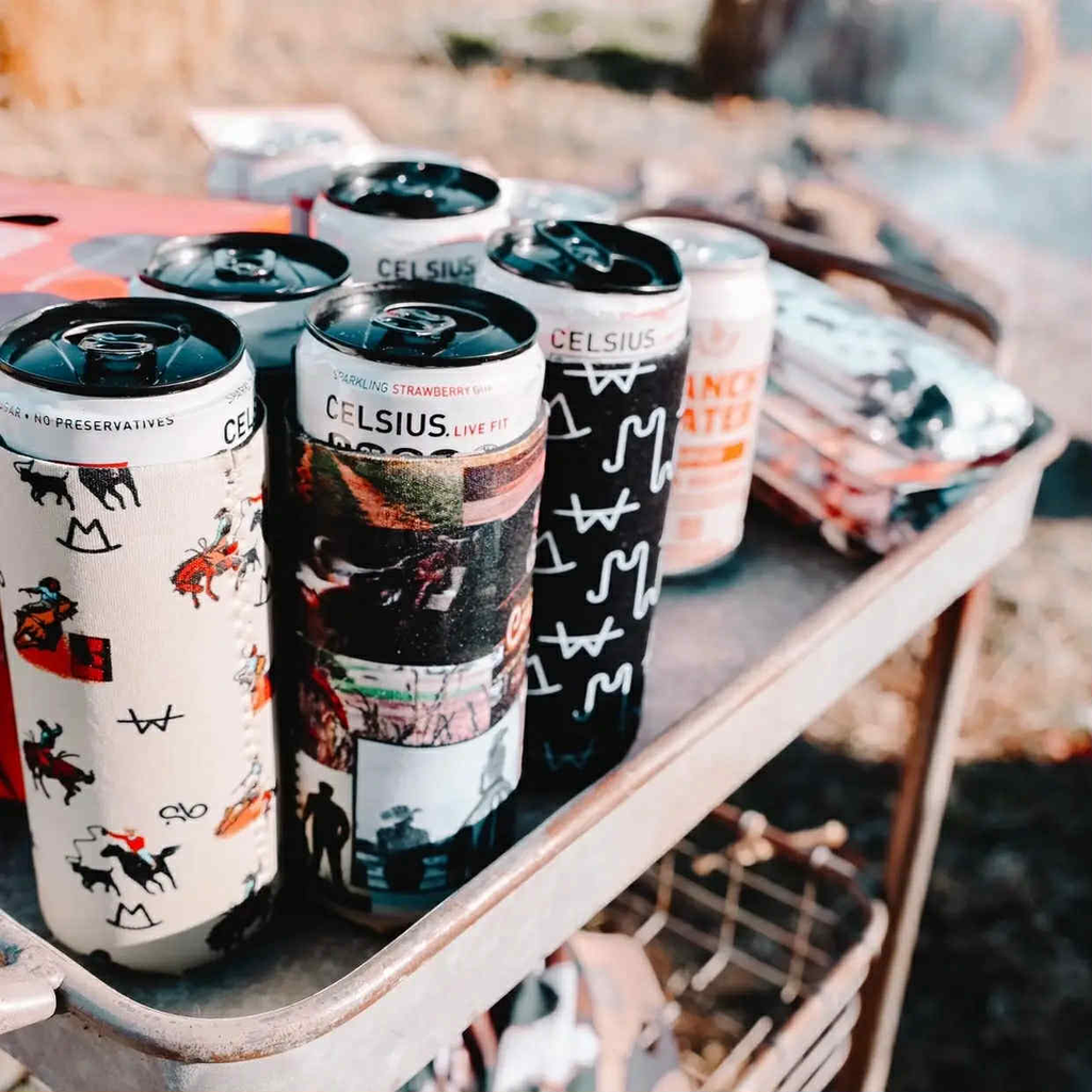 Slim Can Vintage Cowboy Koozie