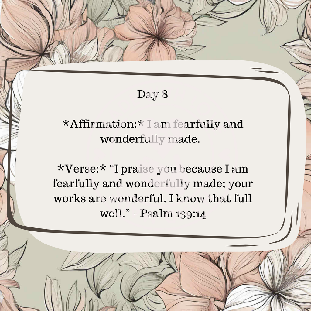 30 Daily Affirmations- Floral- Digital Download