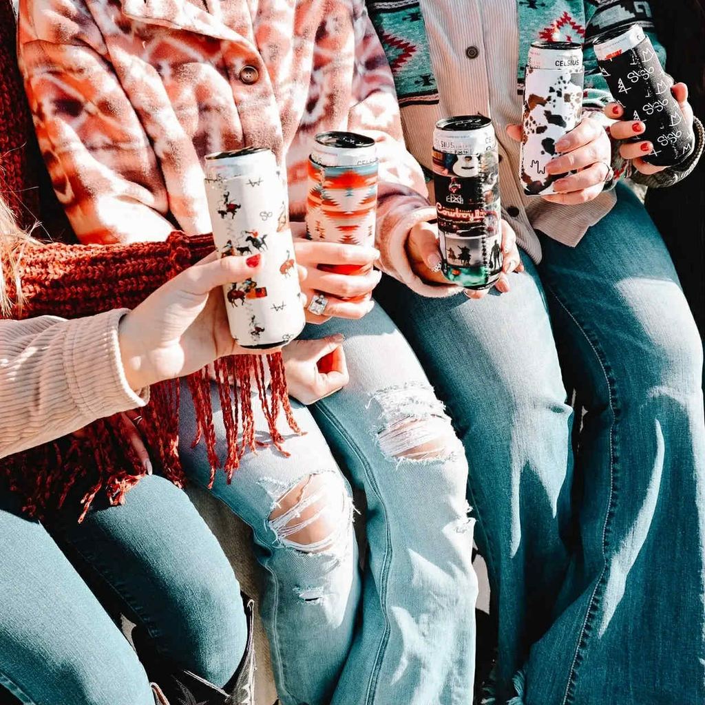 Slim Can Aztec Koozie