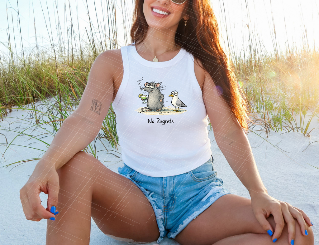 Tank Ragrets STP- No Regrets- Completed Tank Top | Anything You Can Screen, We Can ...
