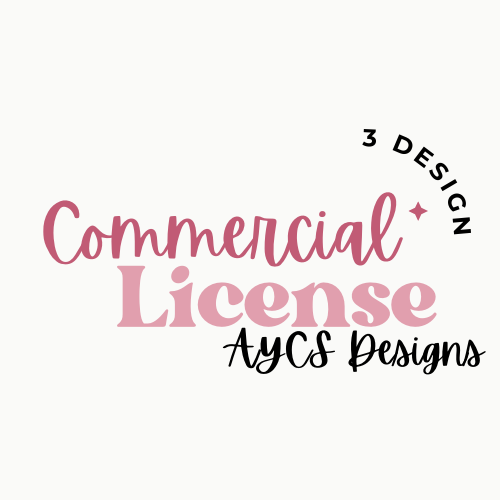 Commercial Licensing 3 designs