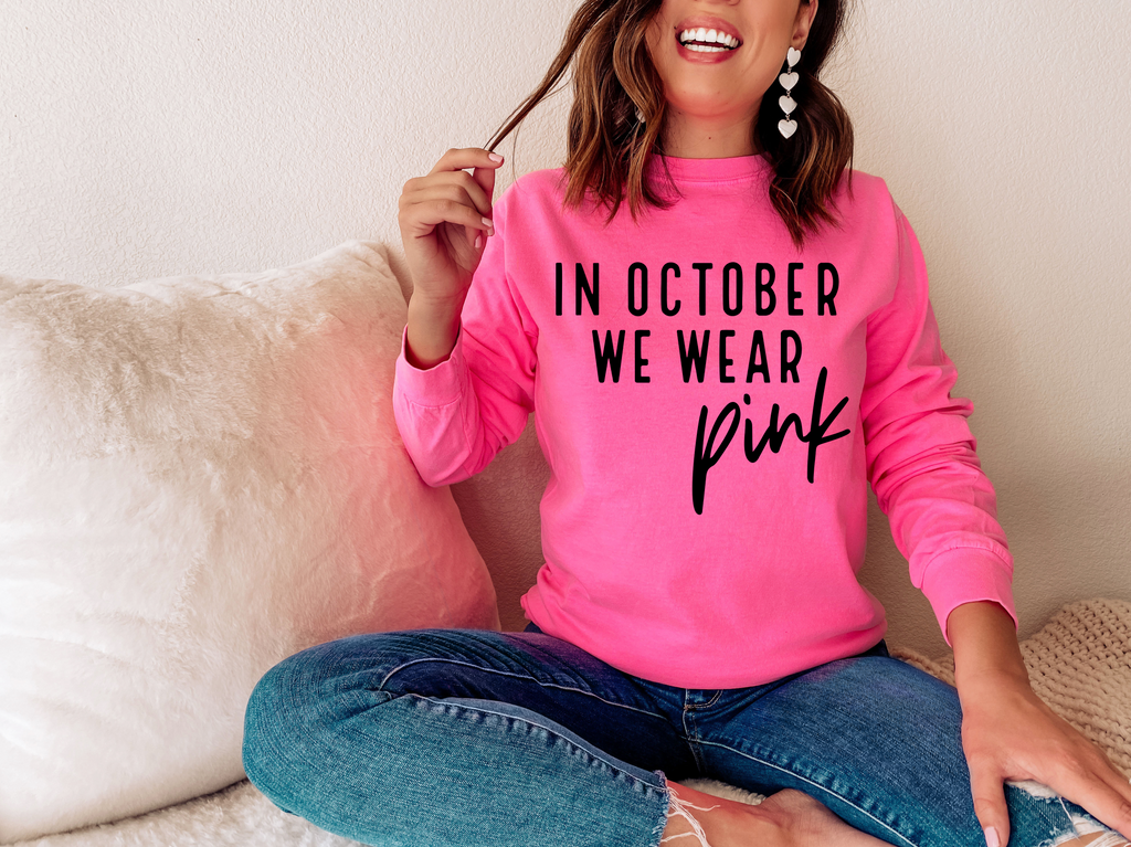 In October We Wear Pink - Print Only