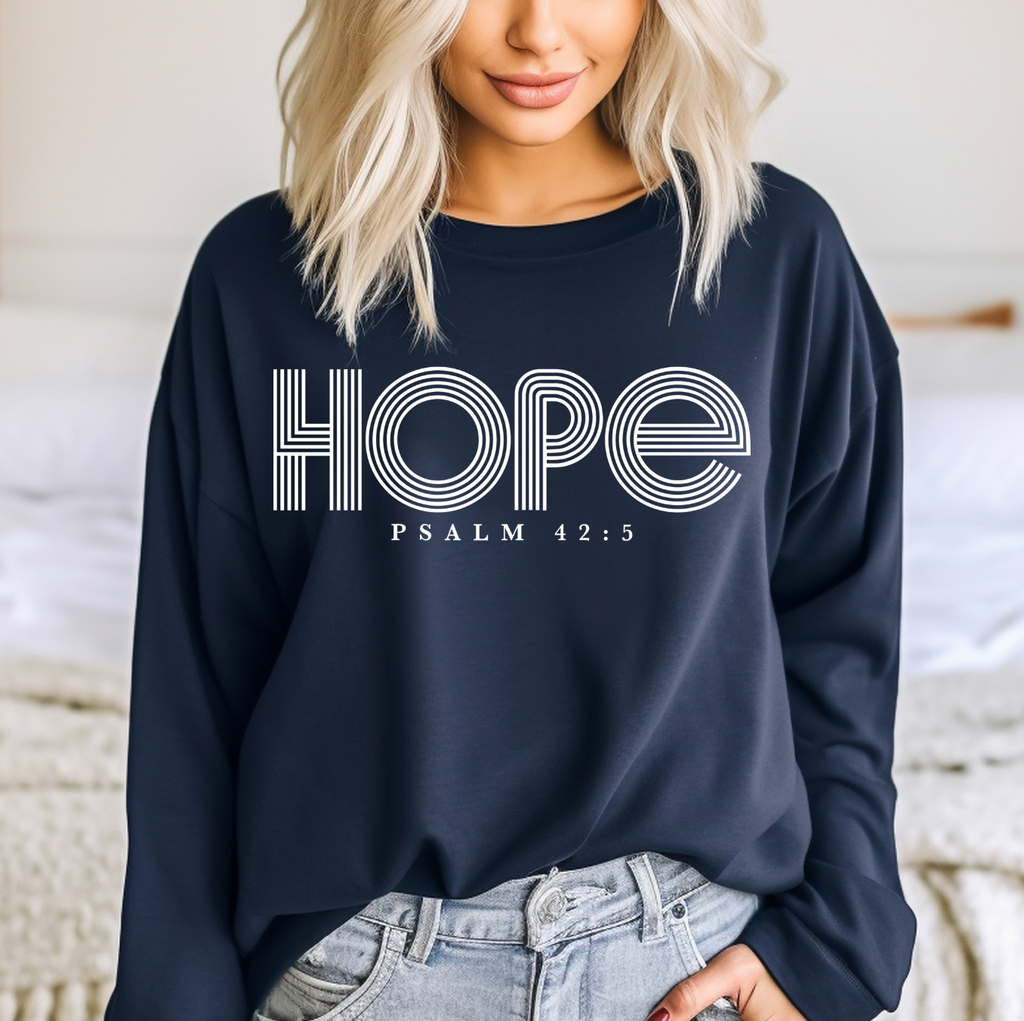 Hope Retro Lines - Print Only