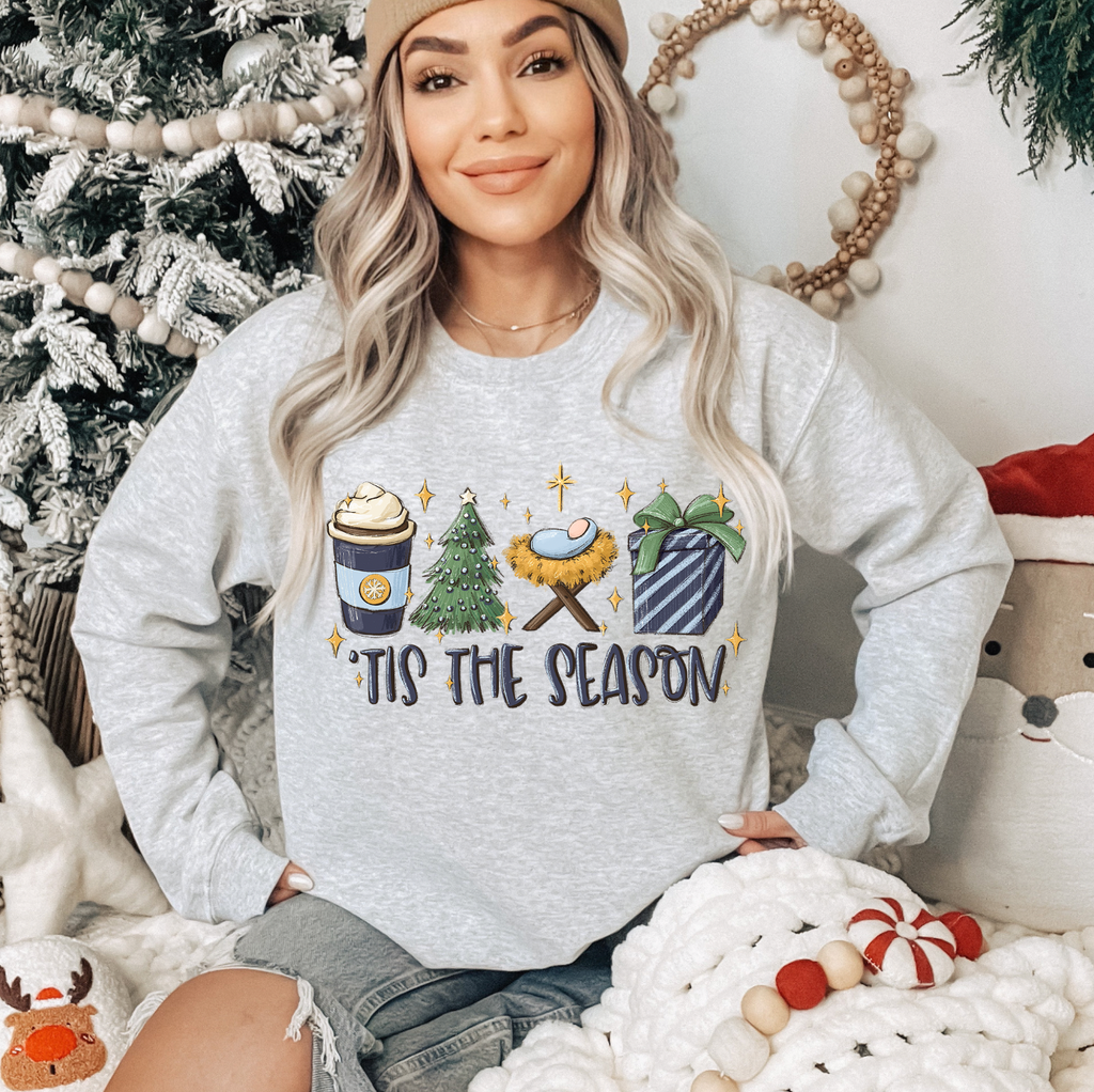 Tis The Season Manger- Completed Sweatshirt
