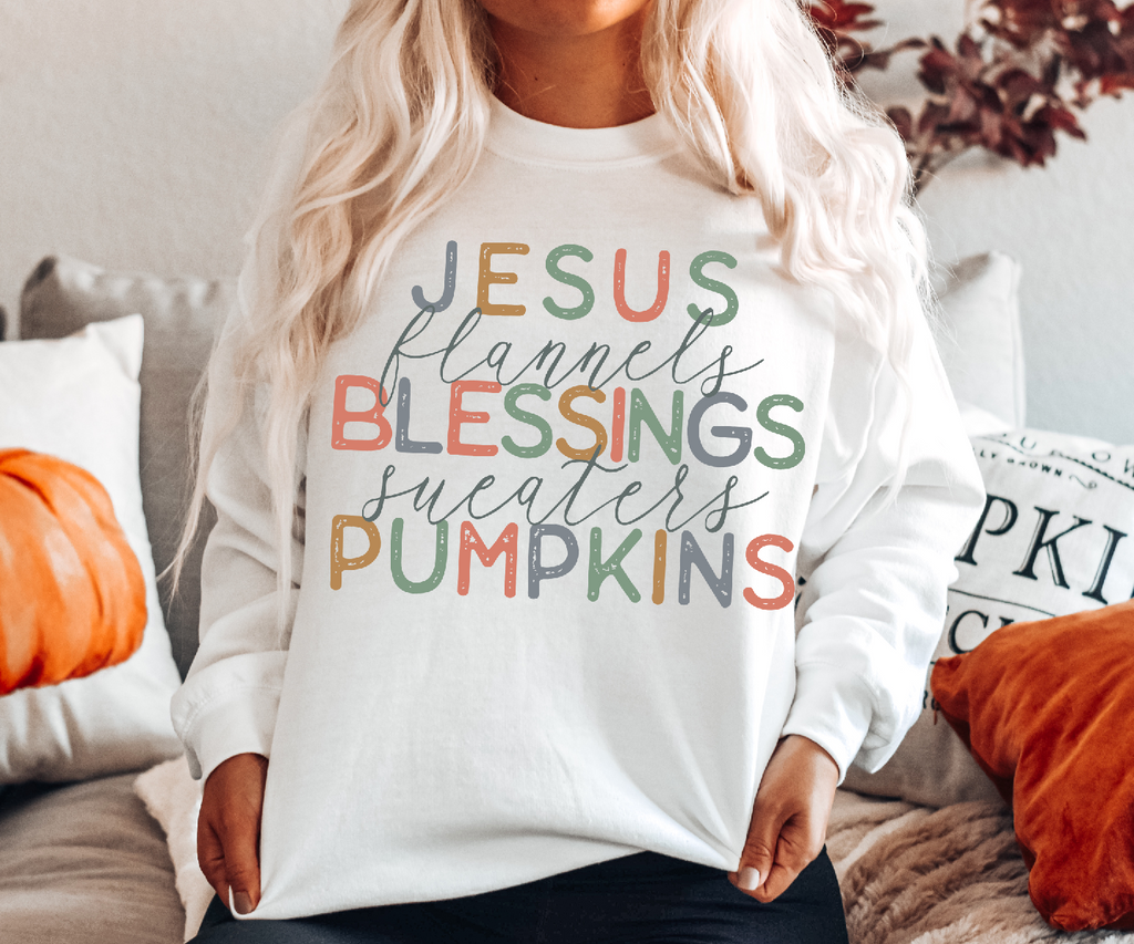 Jesus Blessings and Pumpkins