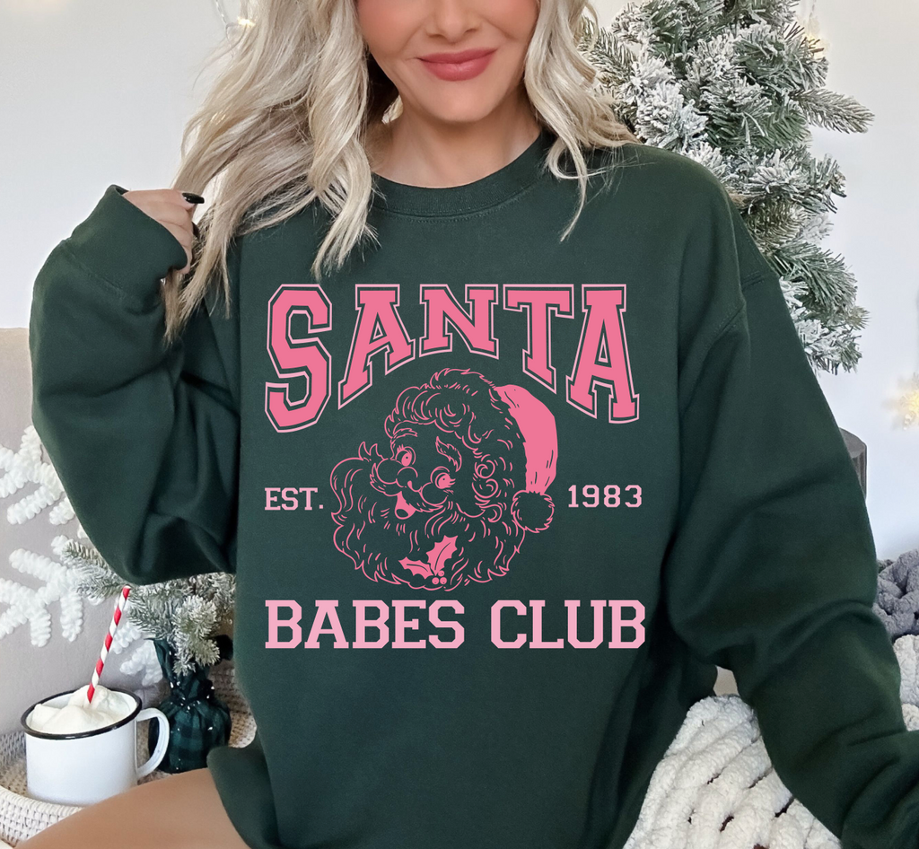 Santa Babes Club Completed Sweatshirt