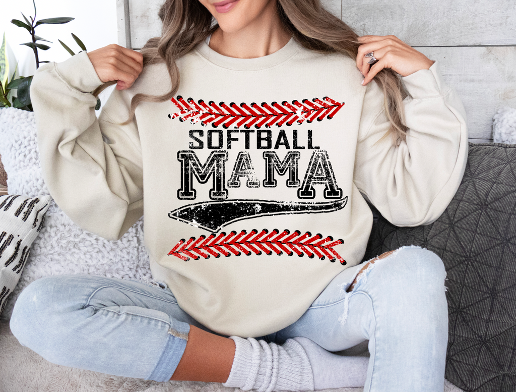 Rustic Softball Mama