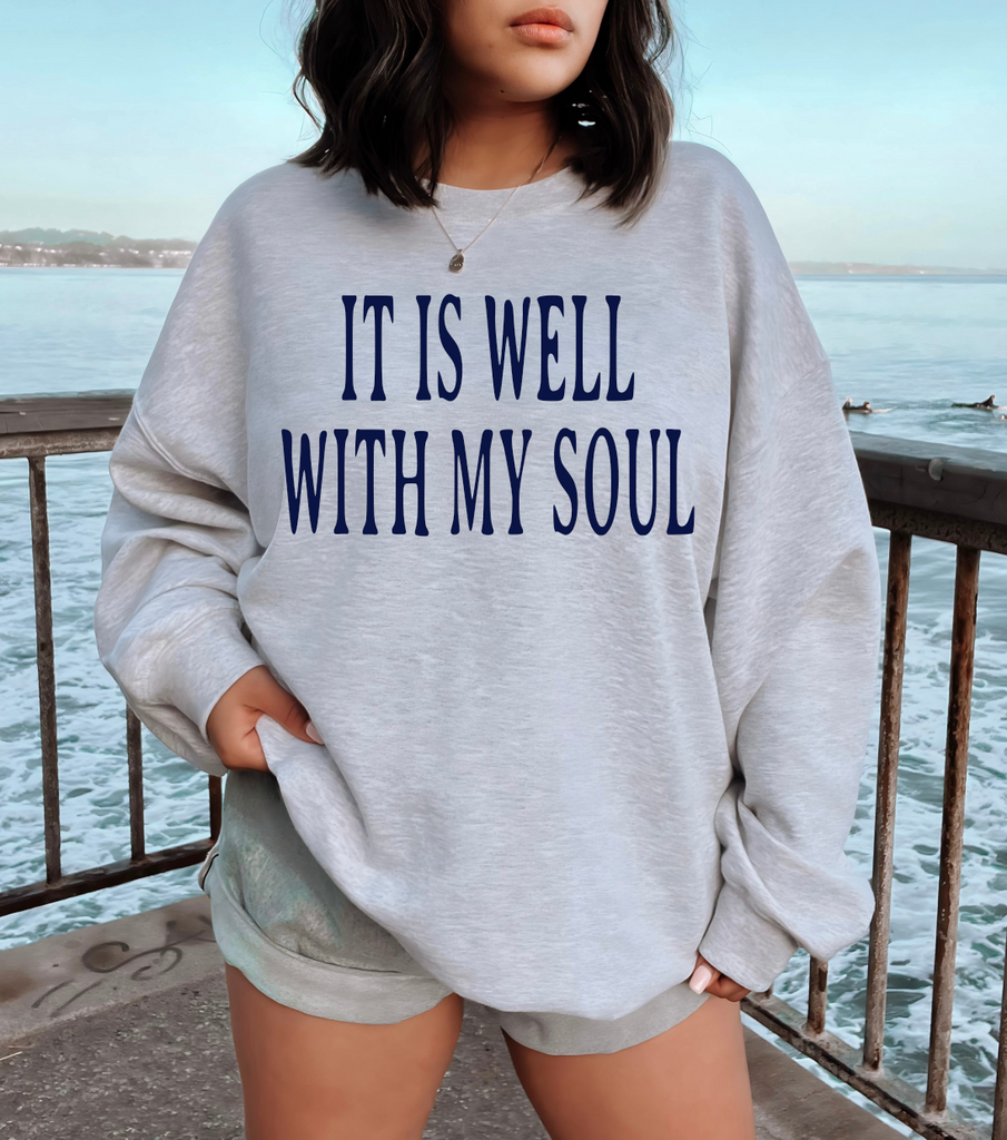It Is Well With My Soul- Single Color