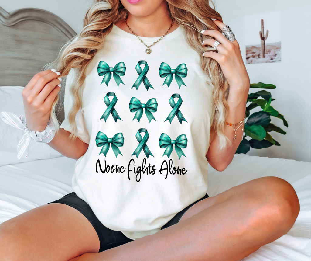 Noone Fights alone Coquette Cervical Cancer