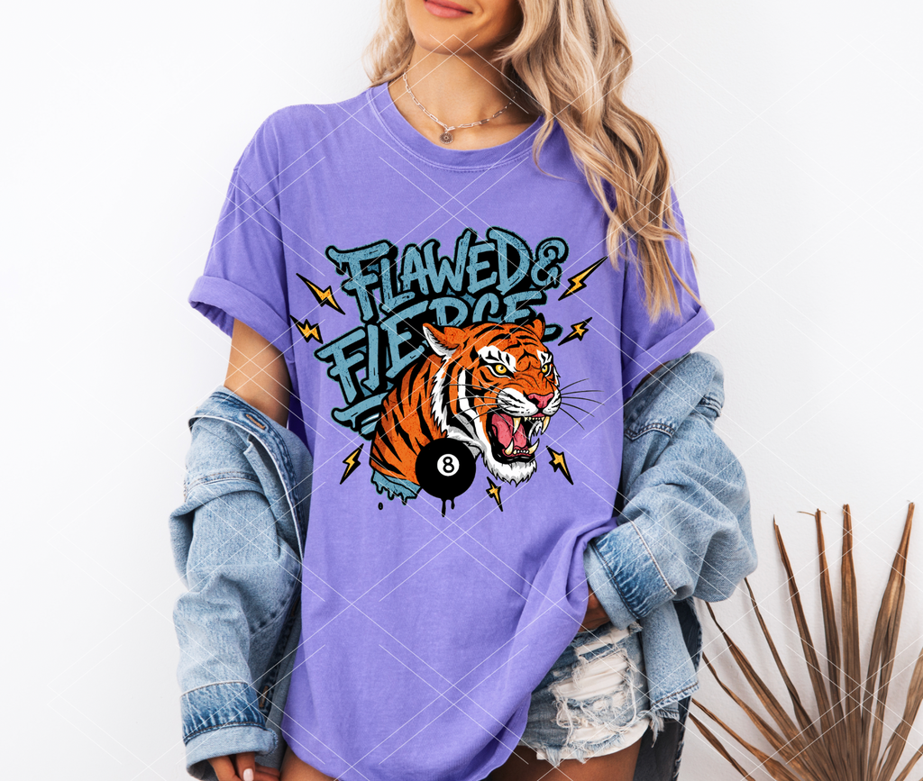 Flawed and Fierce Completed Tee