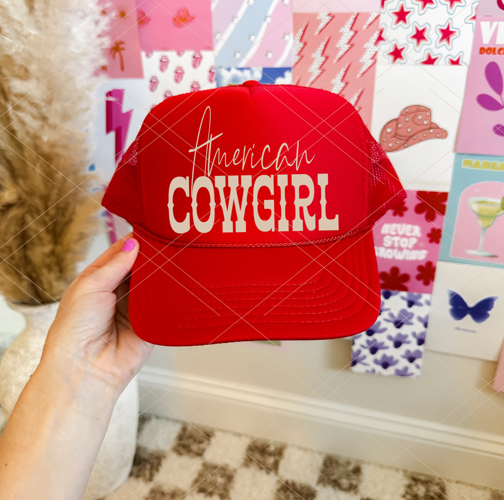 American Cowgirl HAT PRINT ONLY