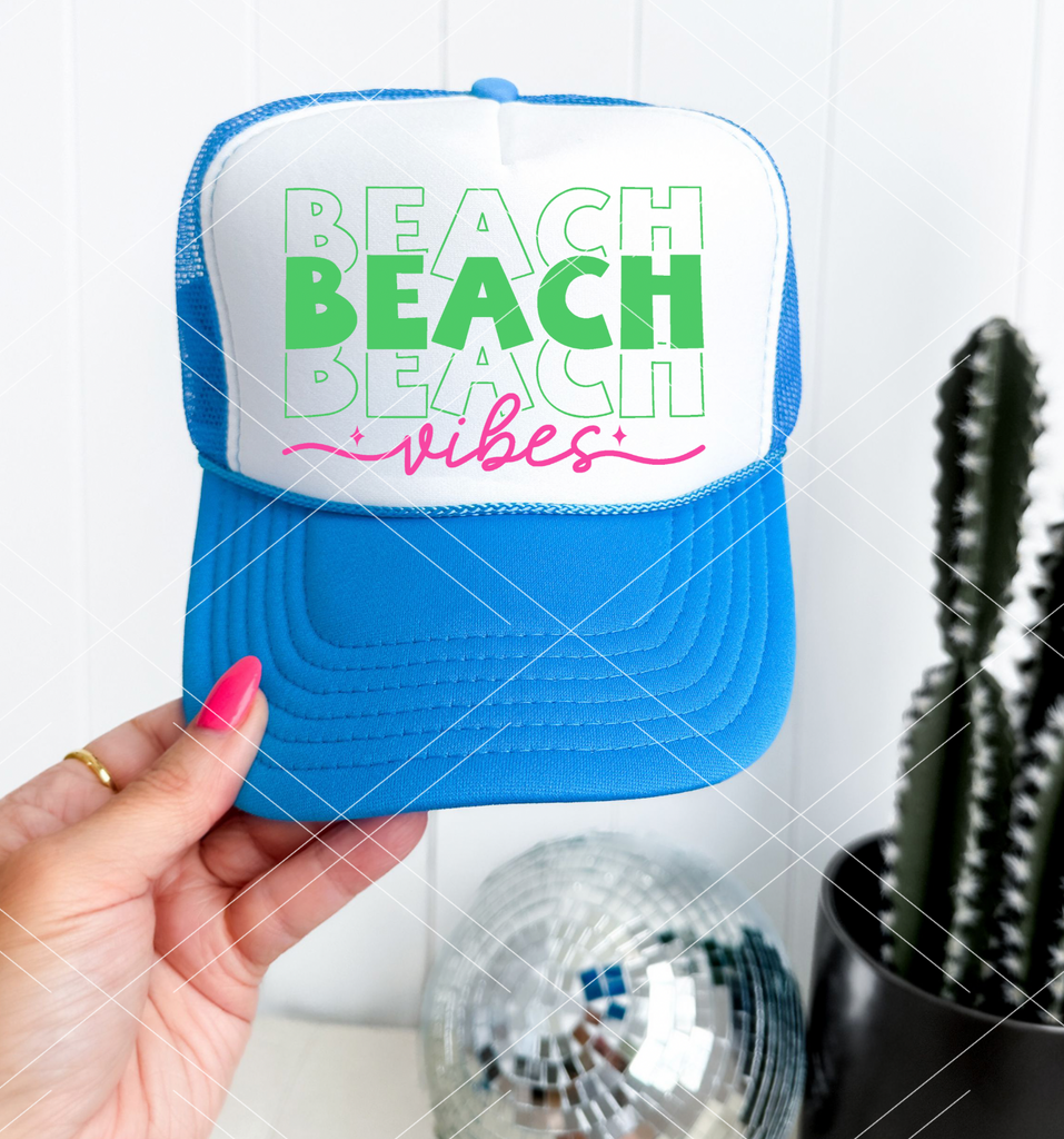 Beach Vibes  HAT PRINT ONLY