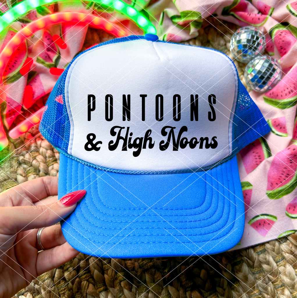 Pontoons and high Noons HAT PRINT ONLY