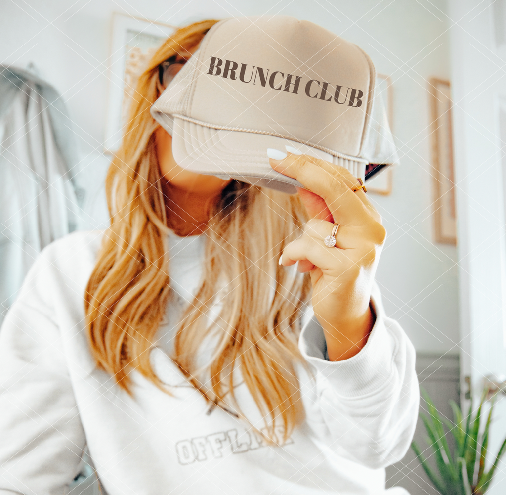 Brunch Club HAT PRINT ONLY