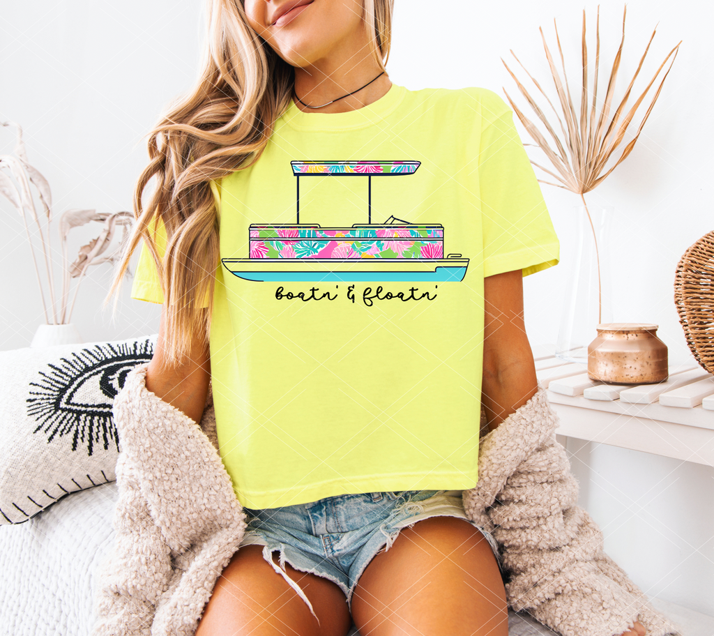 Boatn' and Floatn' Completed Tee