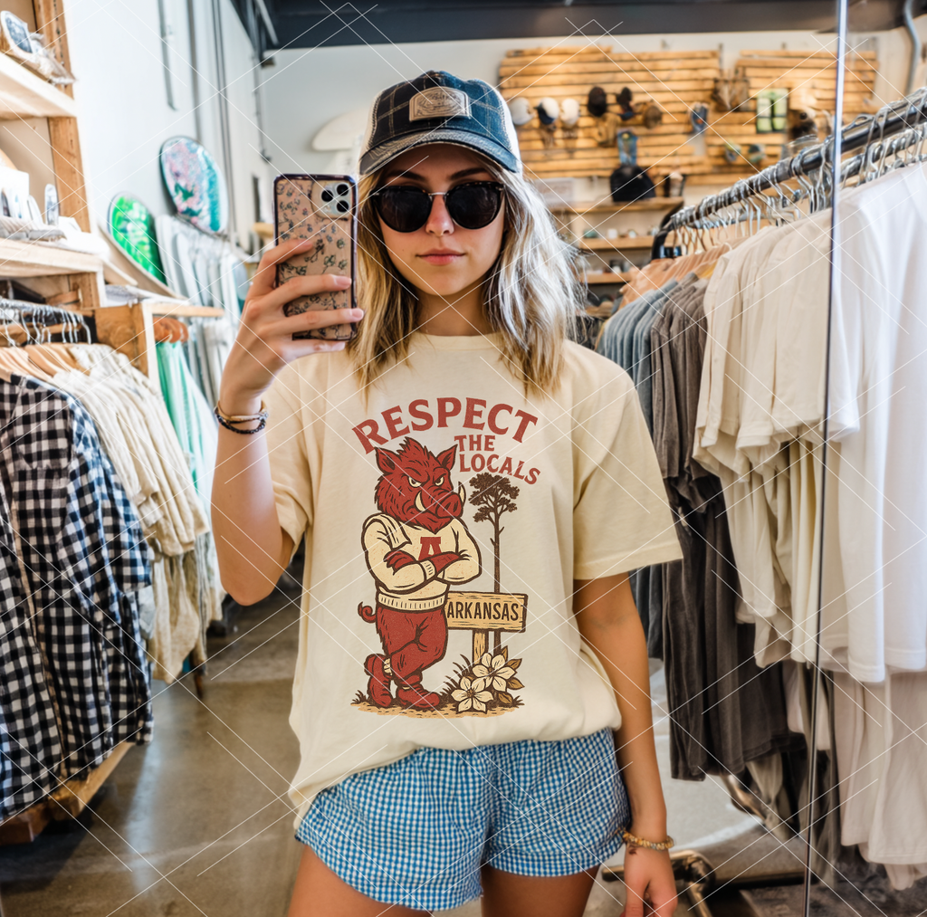 Respect The Locals  Schools Edition 2- Completed Tee
