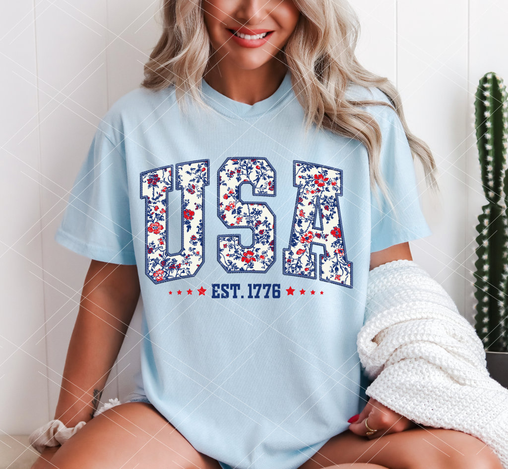 Floral USA - PRINT ONLY
