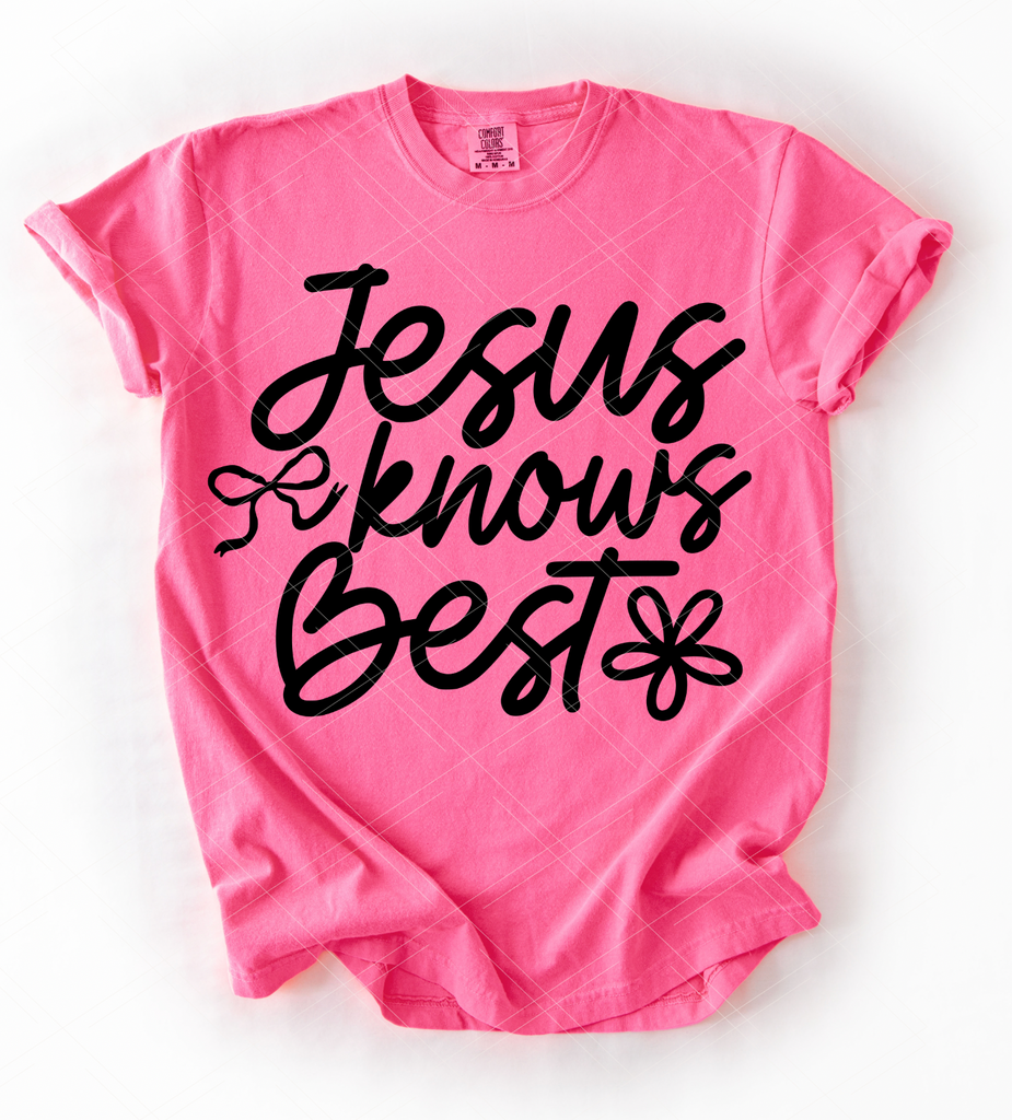 Jesus Knows Best-Print ONLY