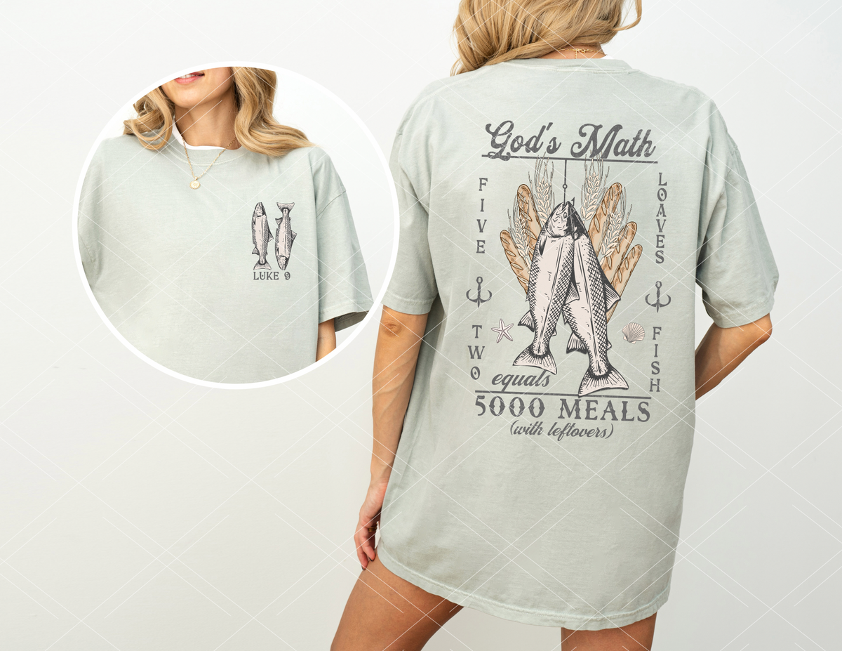 God's Math- Completed Tee | Anything You Can Screen, We Can Screen Better!