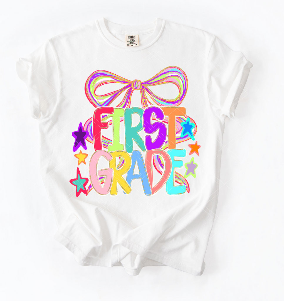 Preppy Grade Level With Bow-Print Only