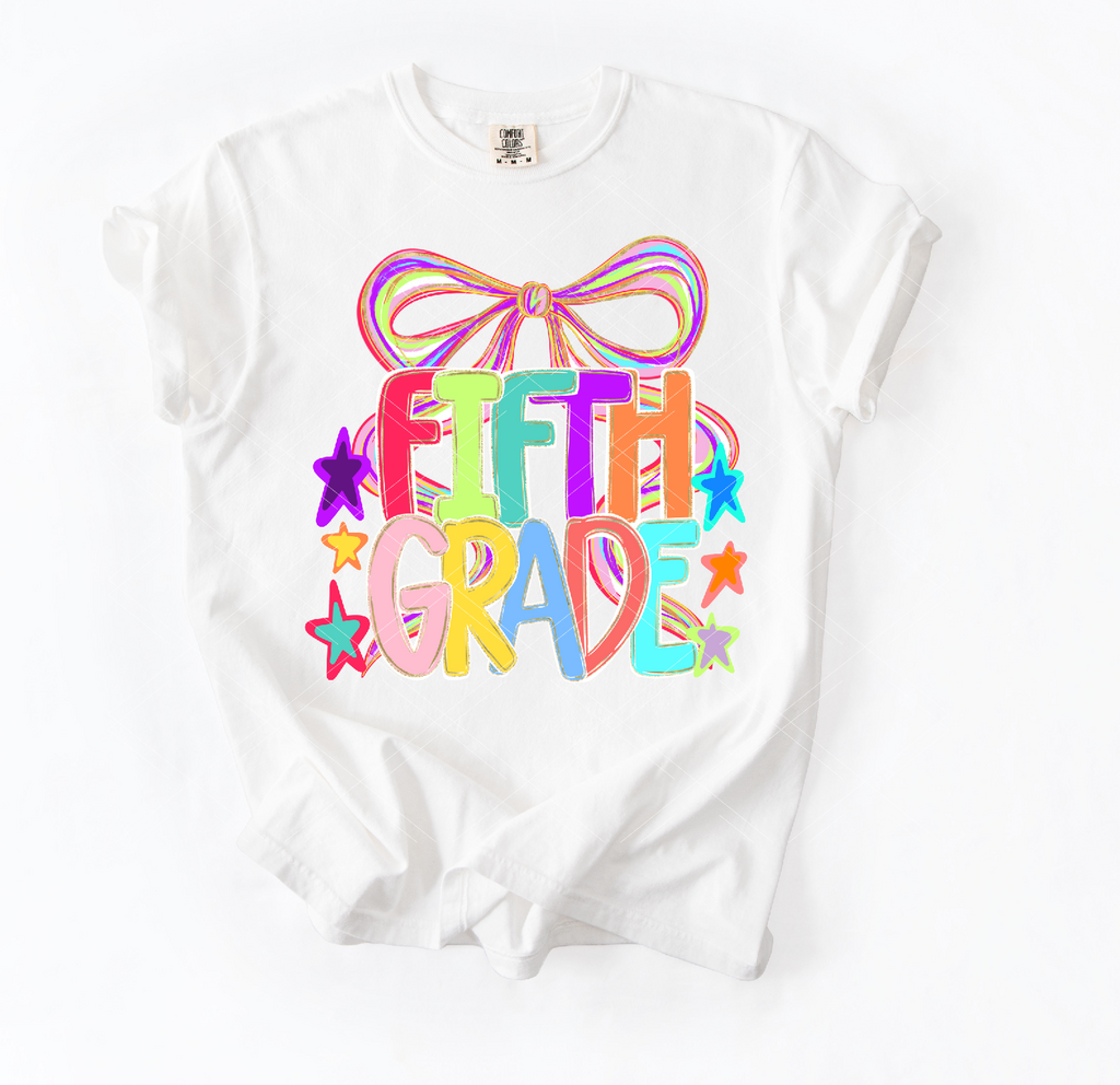 Preppy Grade Level With Bow-Print Only