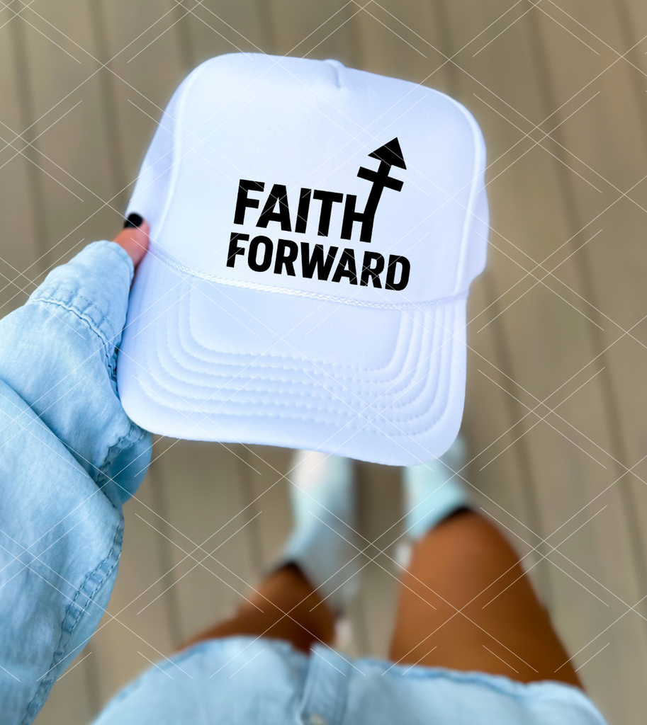 Faith Forward -White Otto Hat