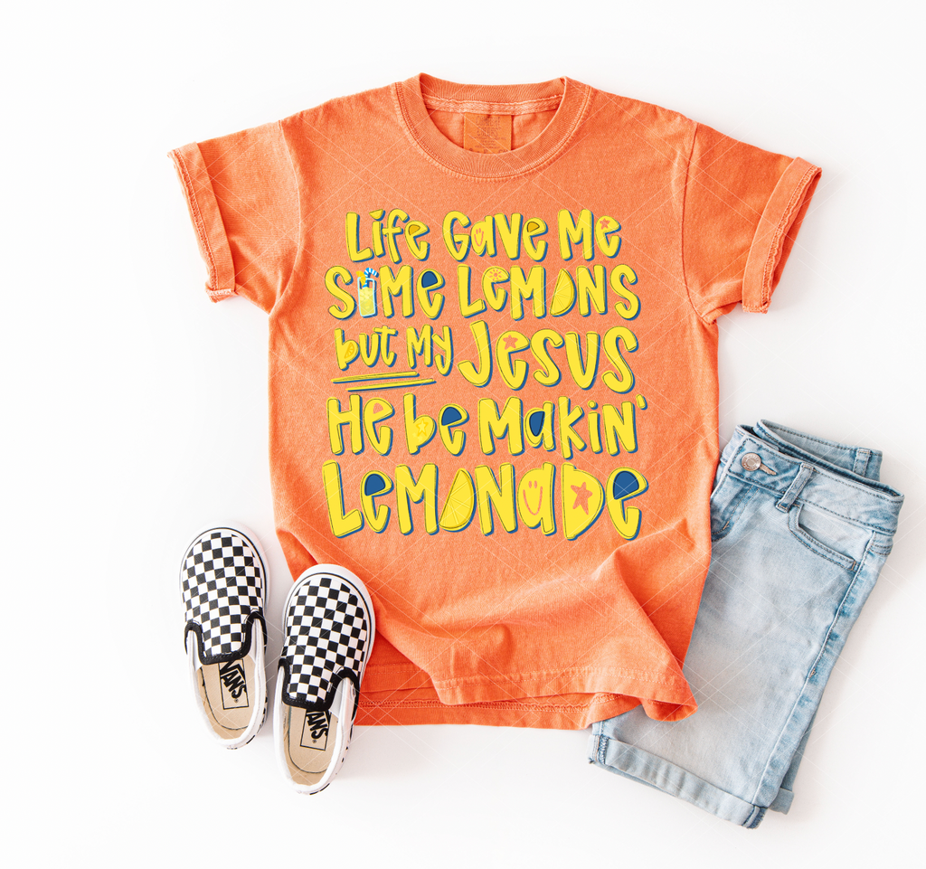 Jesus Making Lemonade- Print Only