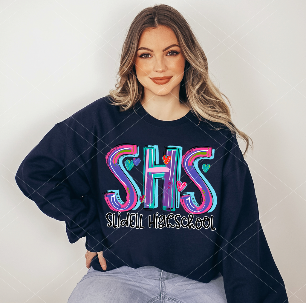 Cheery Slidell Highschool- Completed Sweatshirt