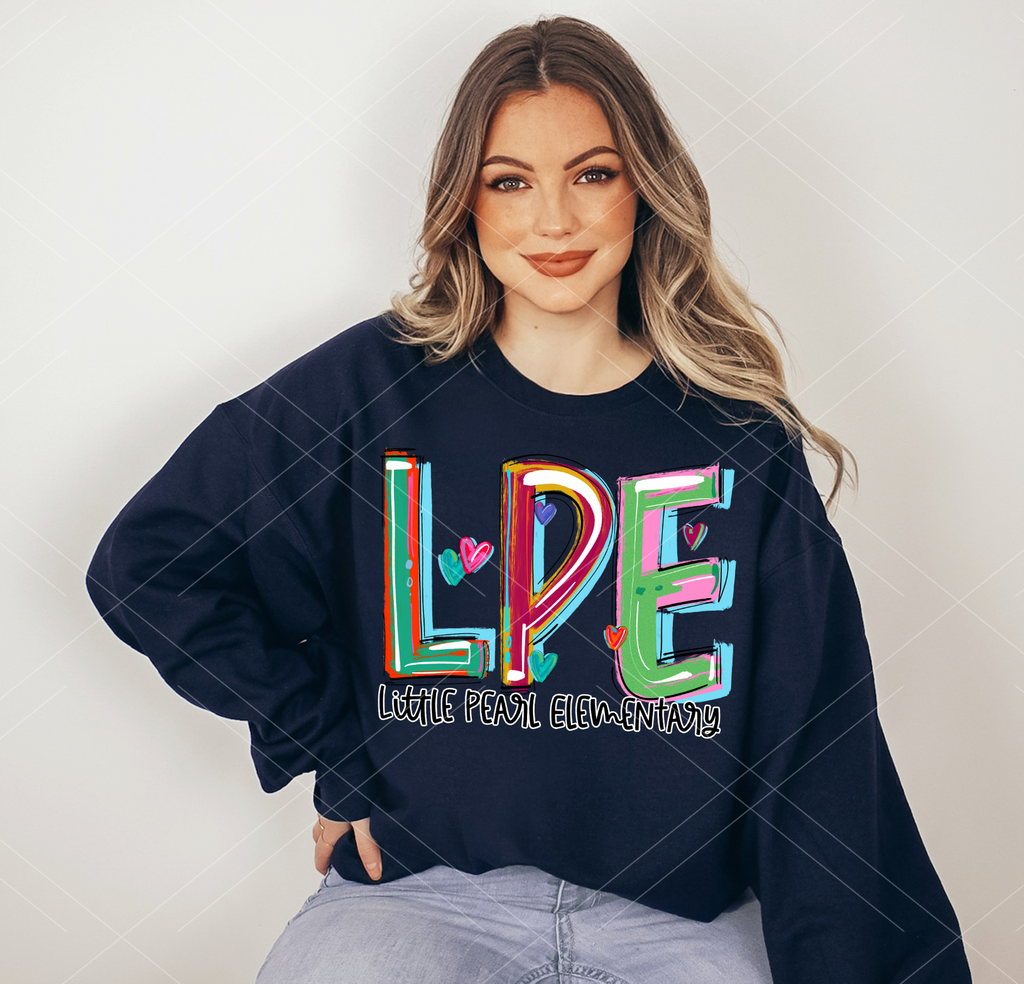 Cheery Little Pearl Elementary- Completed Sweatshirt