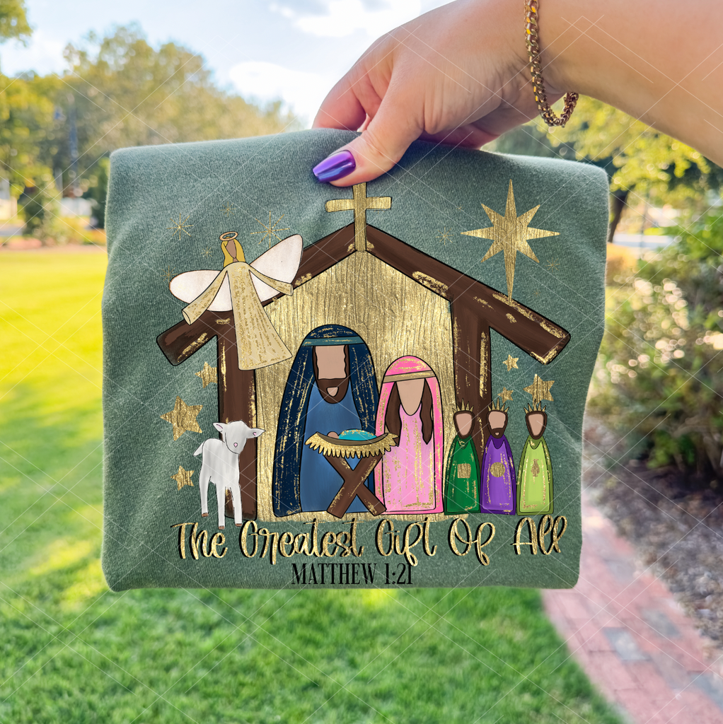 Nativity Scene- Print Only