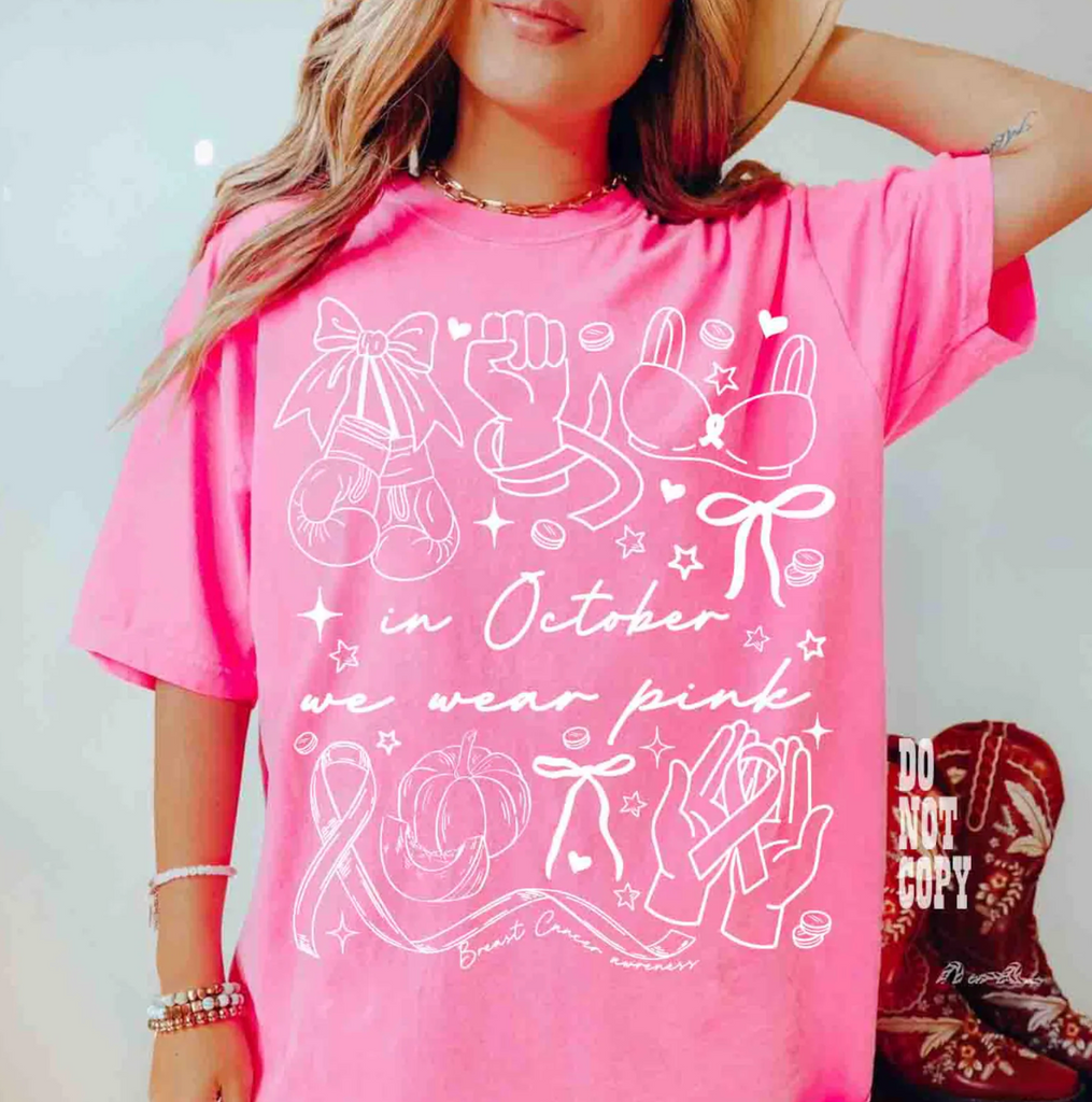 Breast Cancer Doodle - Print Only