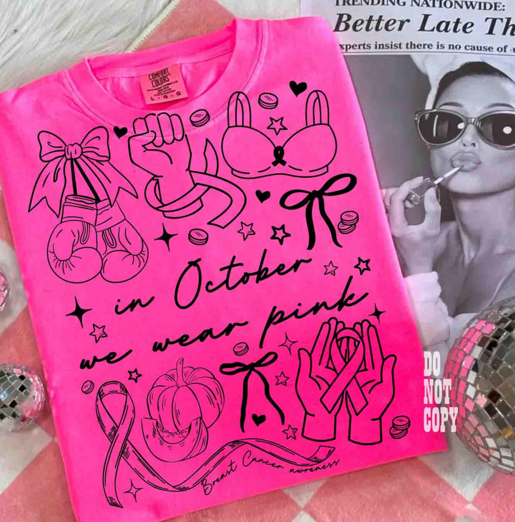 Breast Cancer Doodle - Print Only