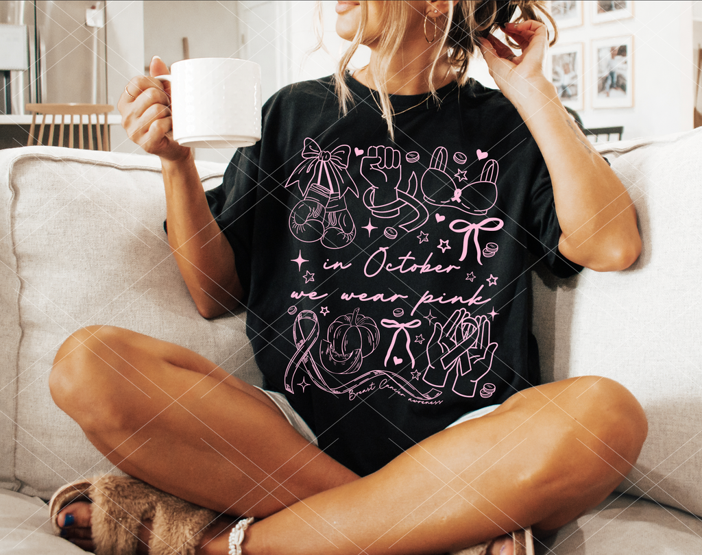 Breast Cancer Doodle - Print Only
