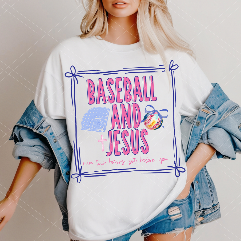 Baseball and Jesus- Print Only | Anything You Can Screen, We Can Screen ...