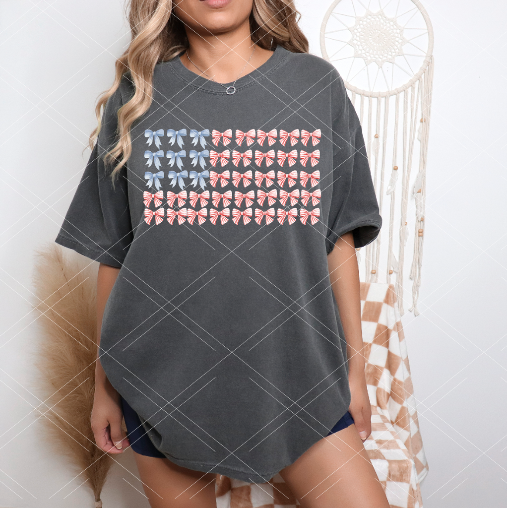 Fourth of July Flag Coquette- Print Only