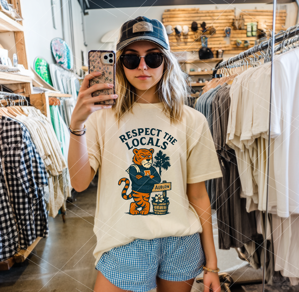 Respect The Locals  Schools Edition- Completed Tee