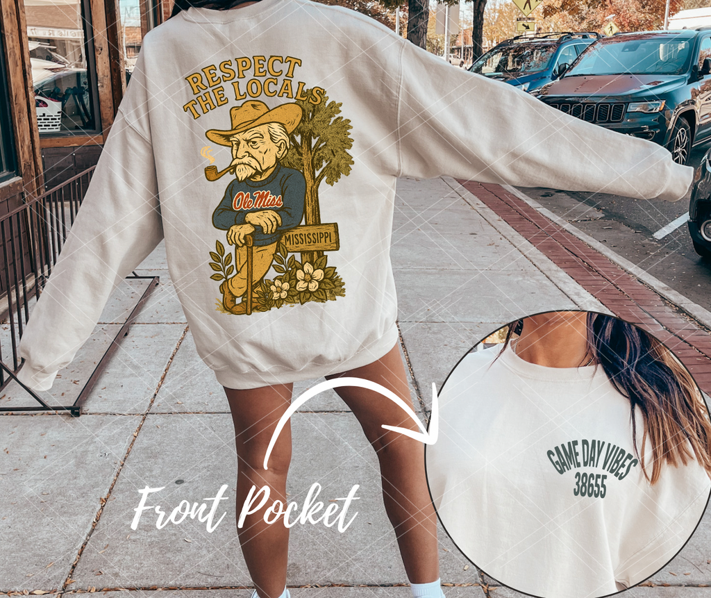 Respect The Locals  Schools Edition POCKET DESIGN- PRINT ONLY
