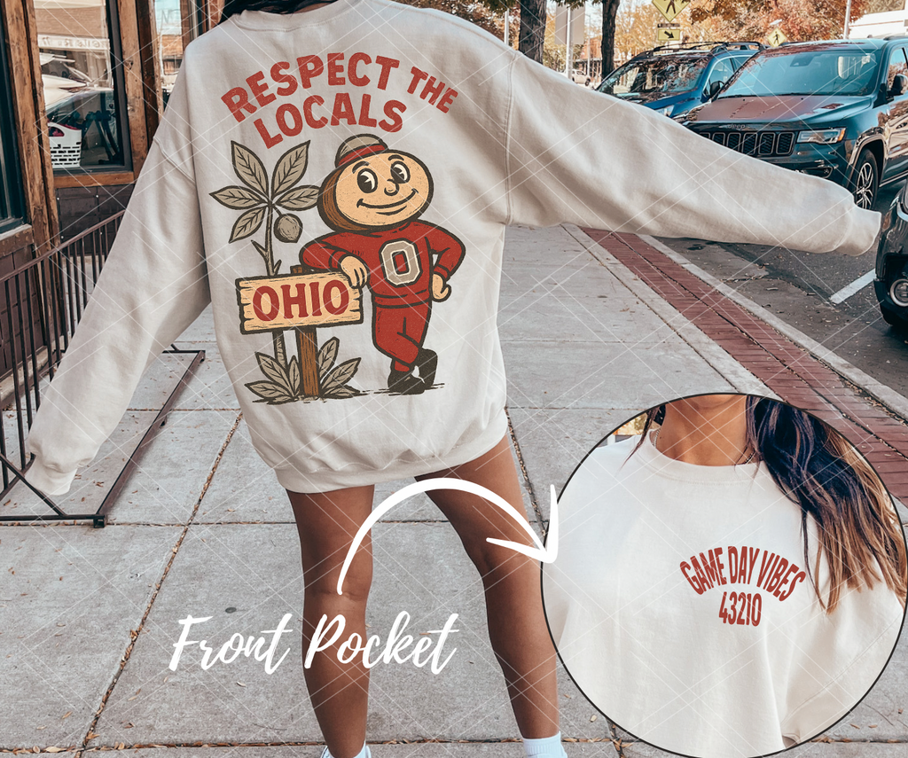 Respect The Locals  Schools Edition POCKET DESIGN- PRINT ONLY
