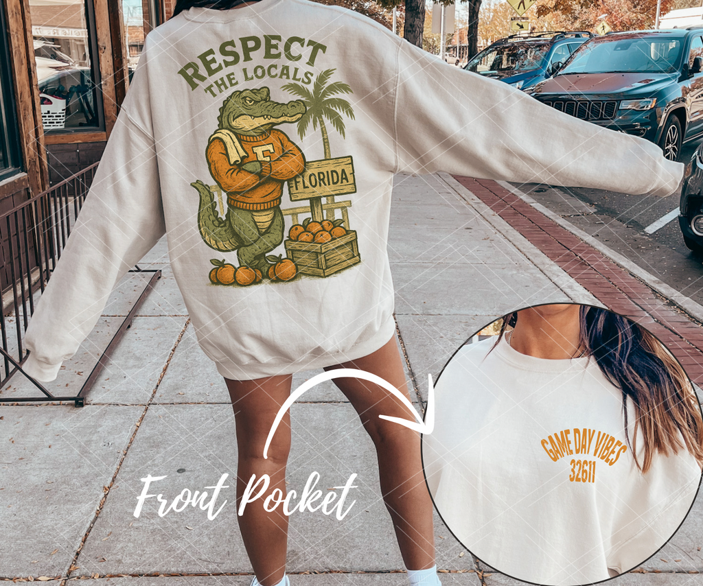 Respect The Locals  Schools Edition POCKET DESIGN- PRINT ONLY