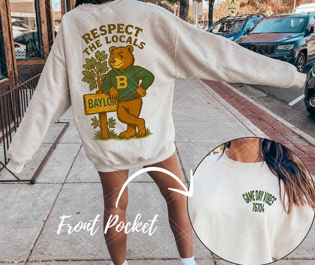 Respect The Locals  Schools Edition POCKET DESIGN- PRINT ONLY