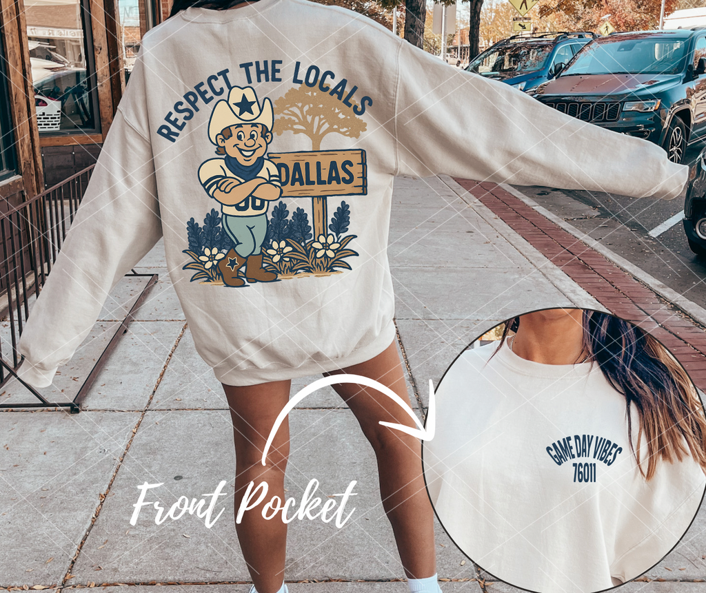 Respect The Locals  Schools Edition POCKET DESIGN- PRINT ONLY