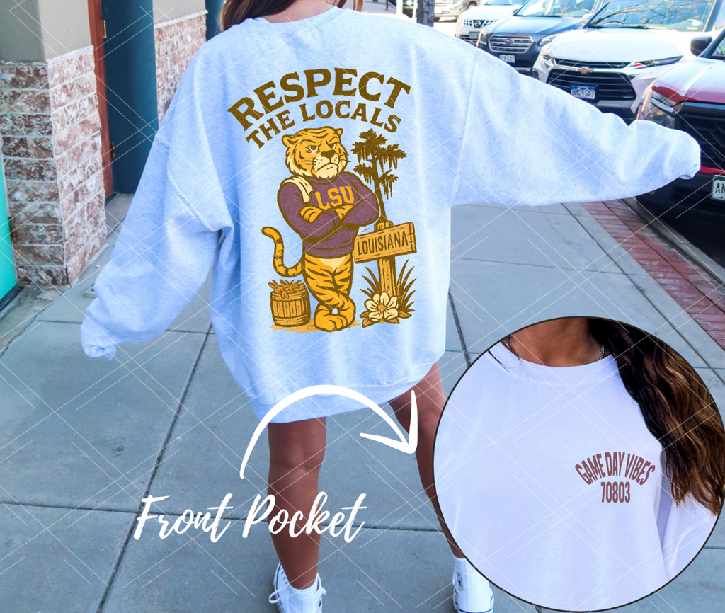 Respect The Locals  Schools Edition POCKET DESIGN- PRINT ONLY